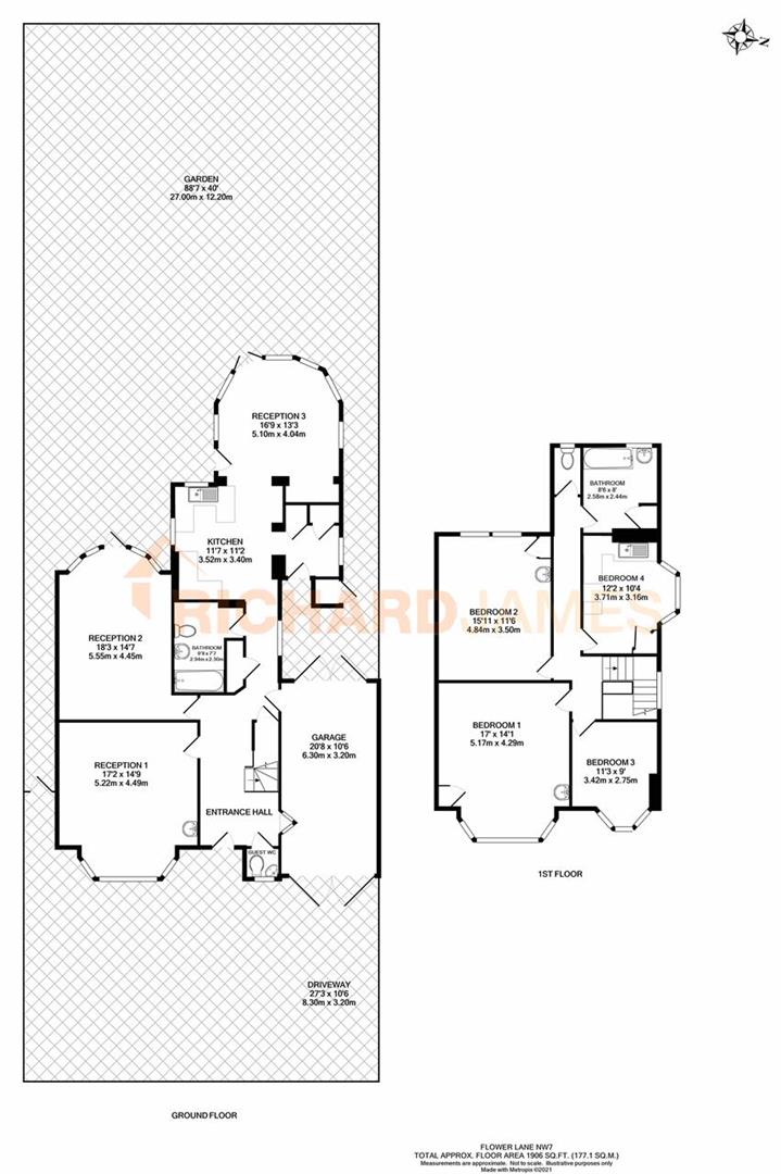 Floorplan for Flower Lane
