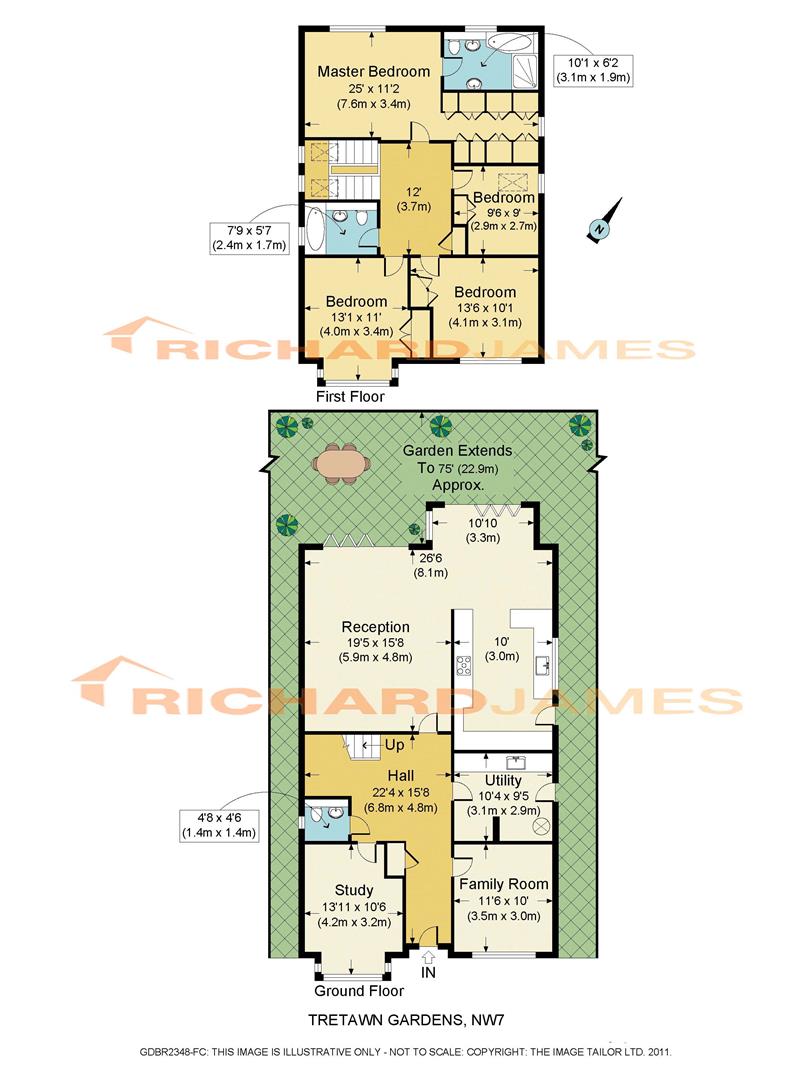 Floorplan for Tretawn Gardens,,Mill Hill