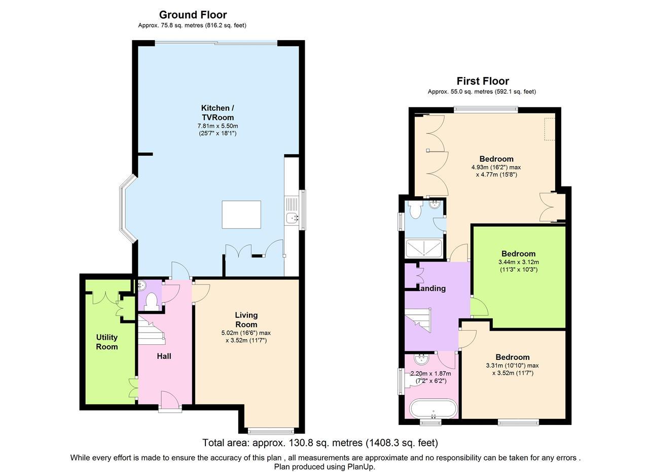 Floorplan for Victoria Road,Mill Hill, NW7