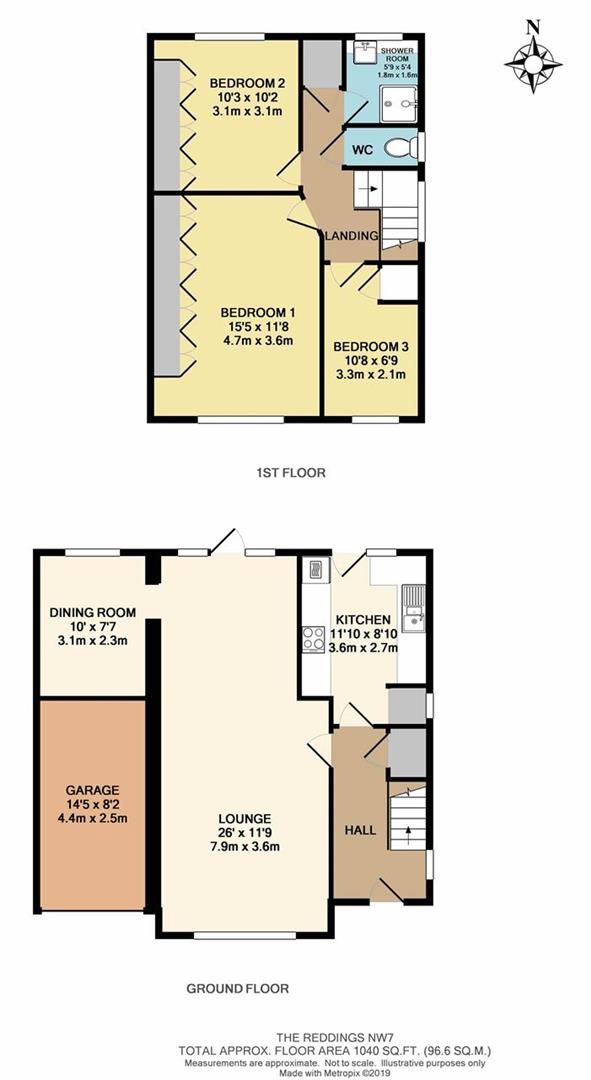 Floorplan for The Reddings