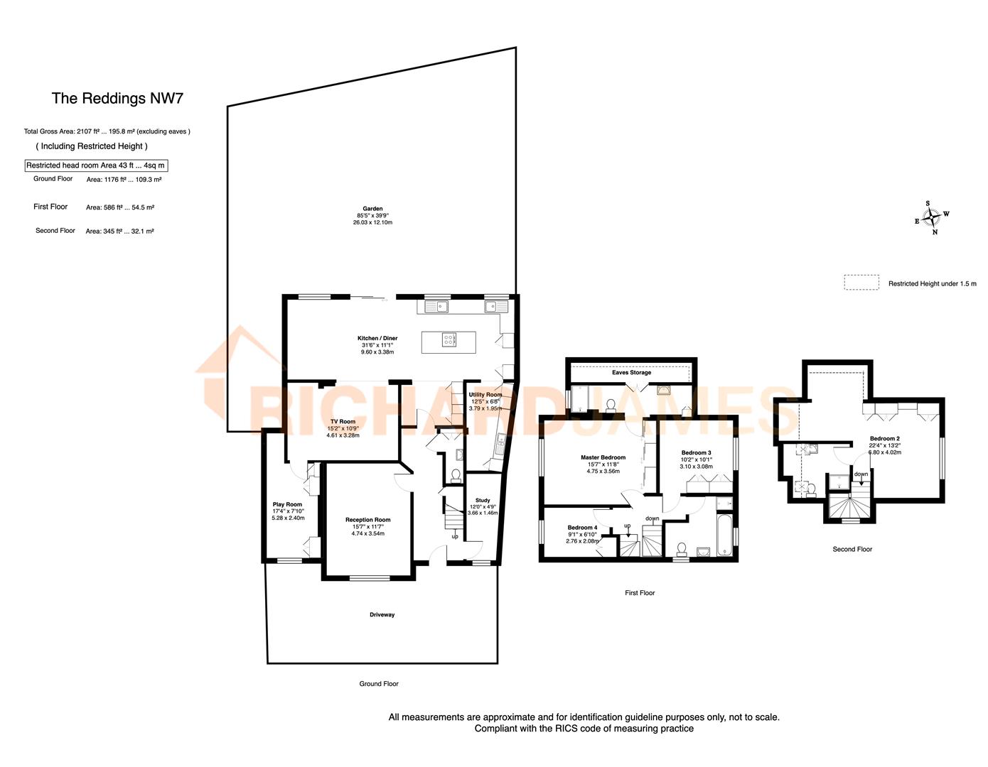 Floorplan for The Reddings