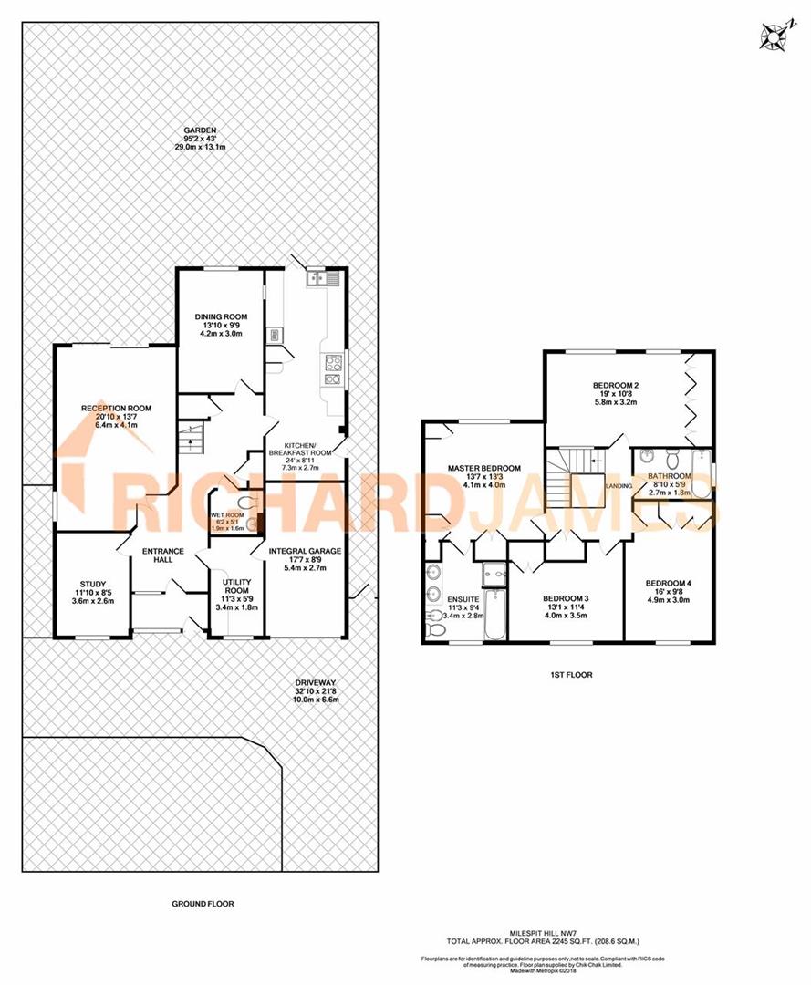 Floorplan for Milespit Hill