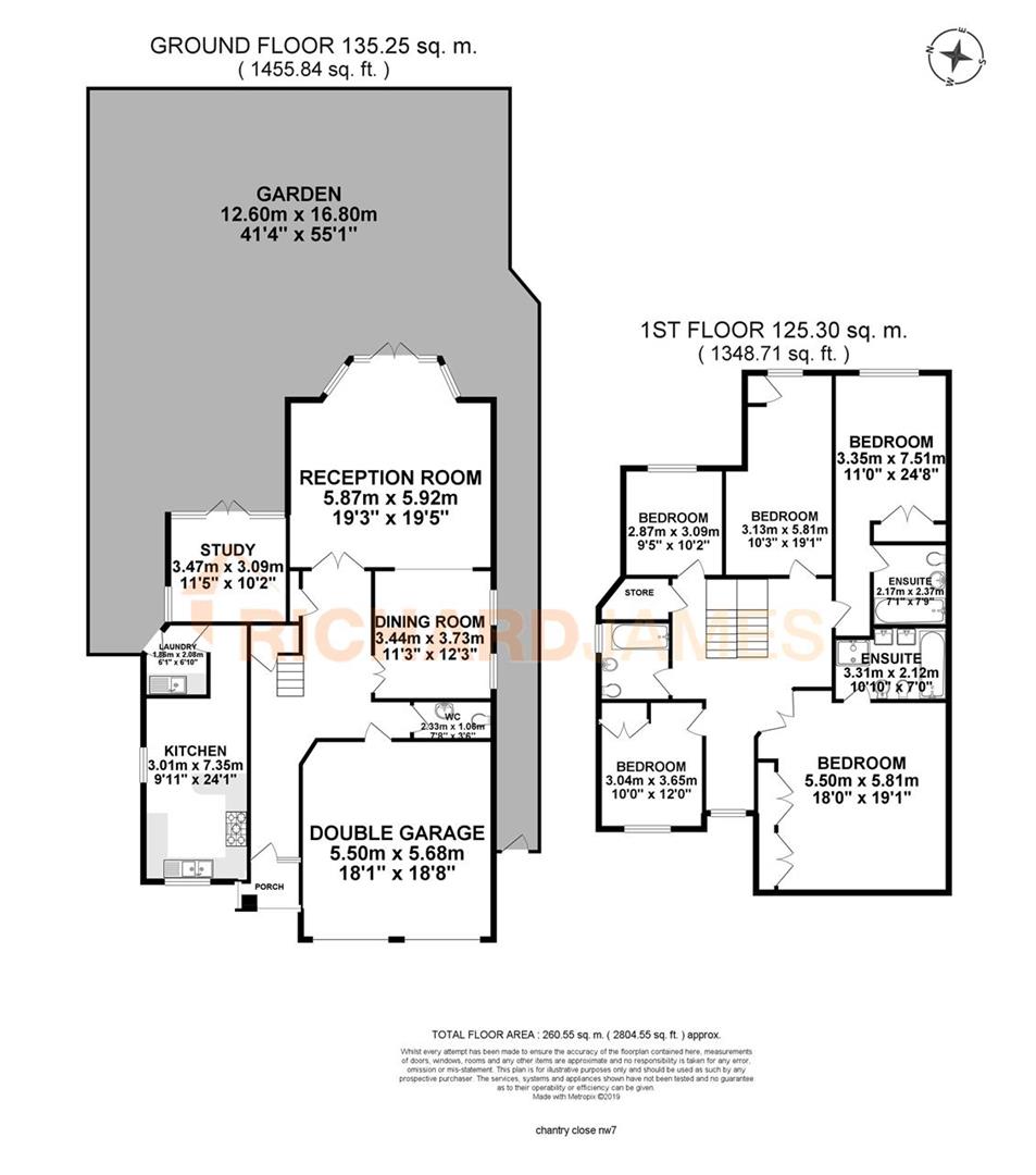 Floorplan for Chantry Close