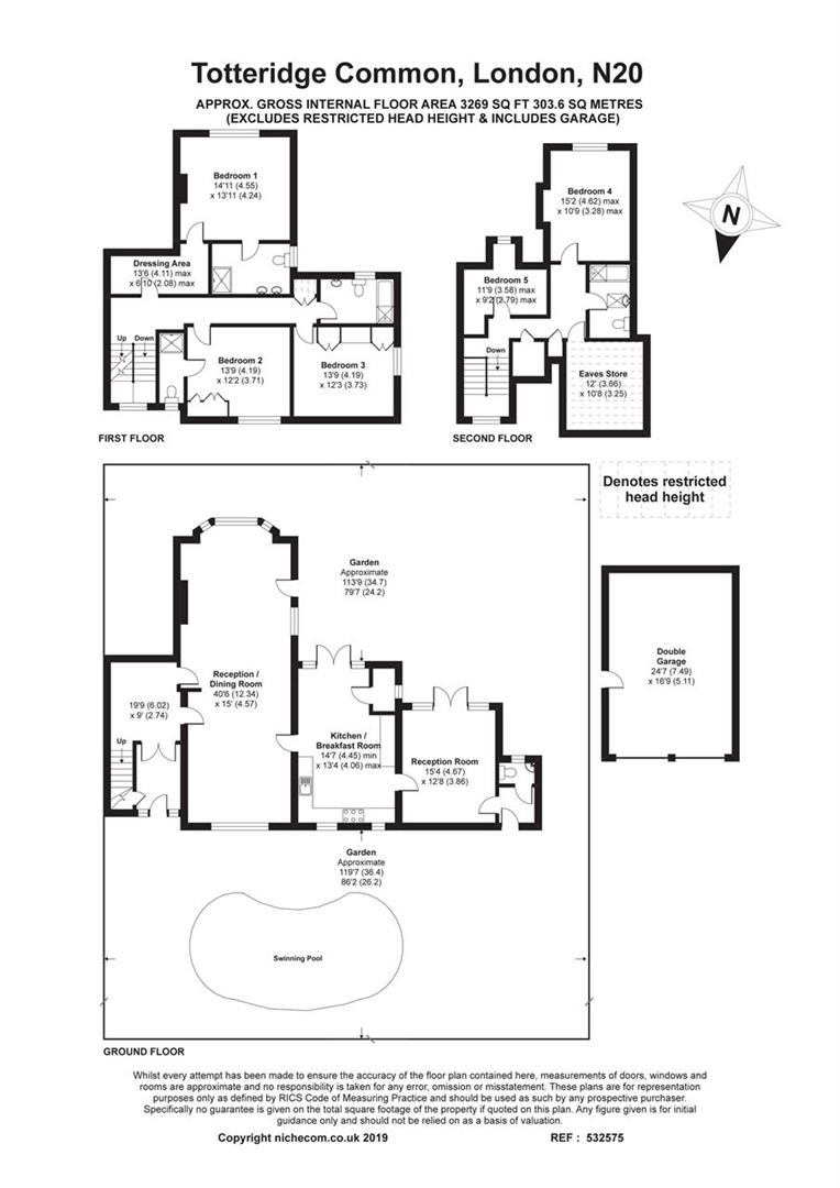 Floorplan for Totteridge Common