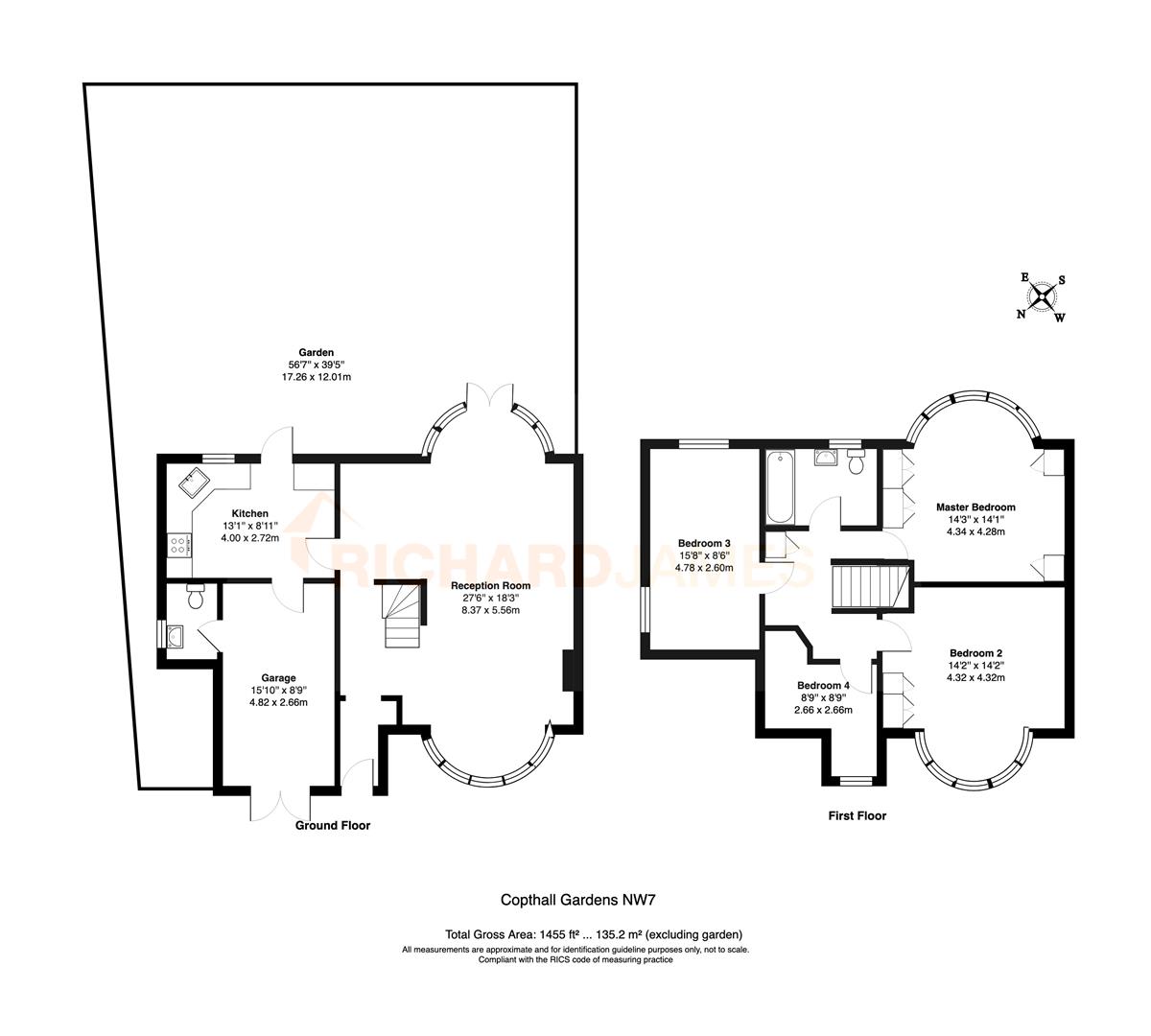 Floorplan for Copthall Gardens