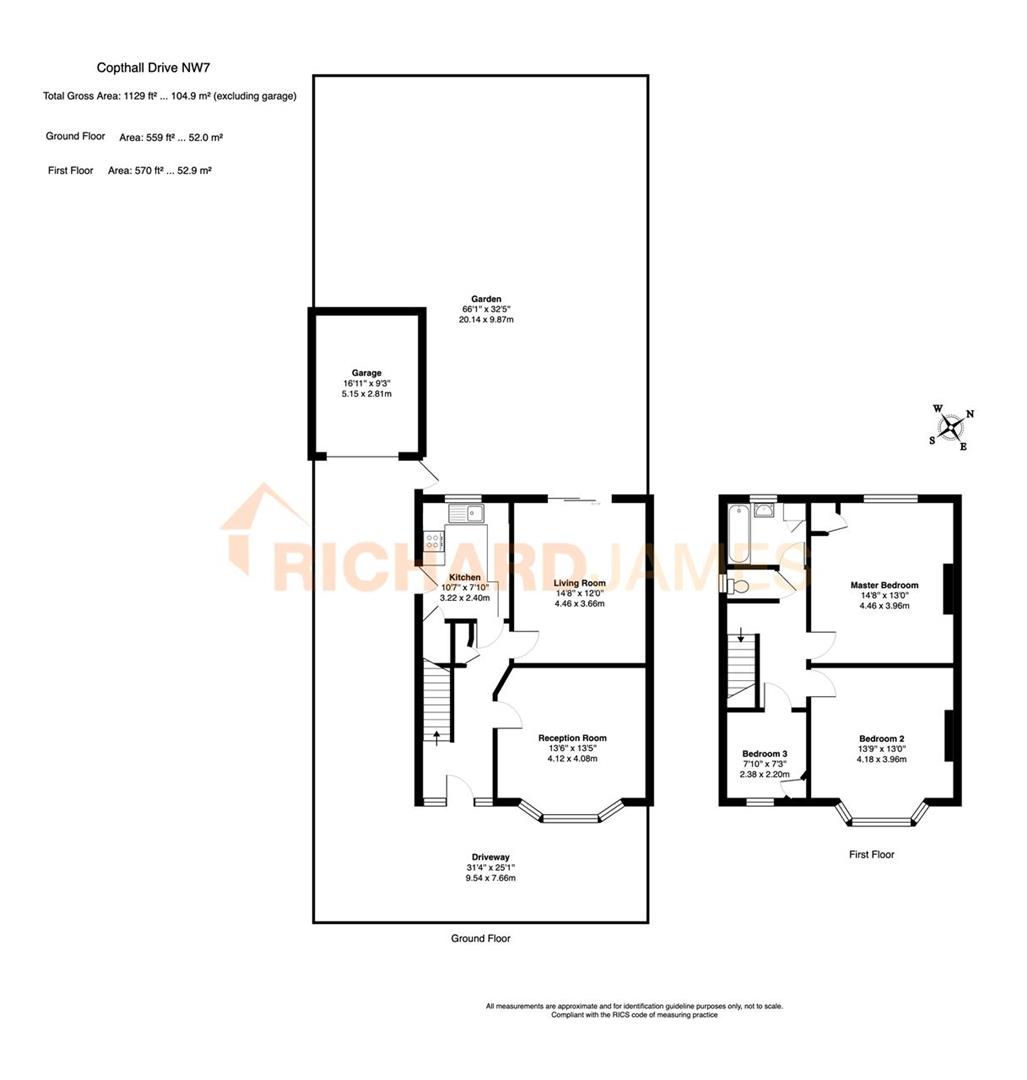 Floorplan for Copthall Drive