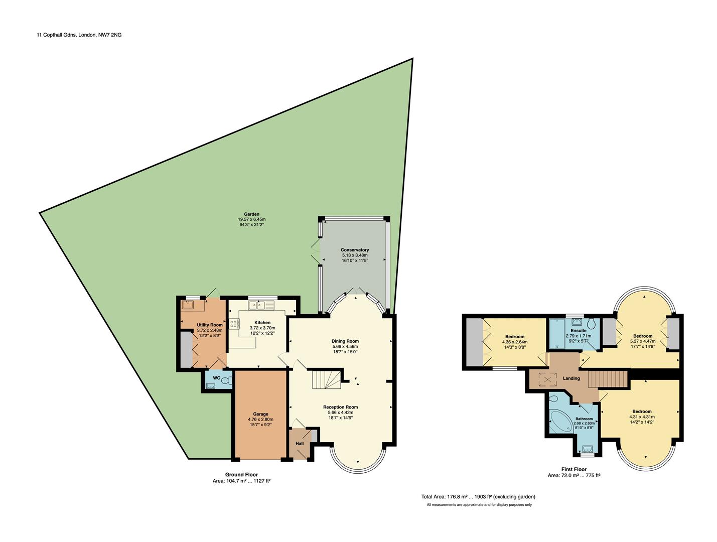 Floorplan for Copthall Gardens