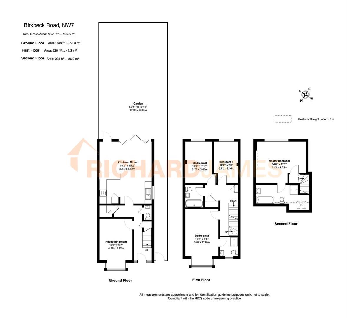 Floorplan for Birkbeck Road