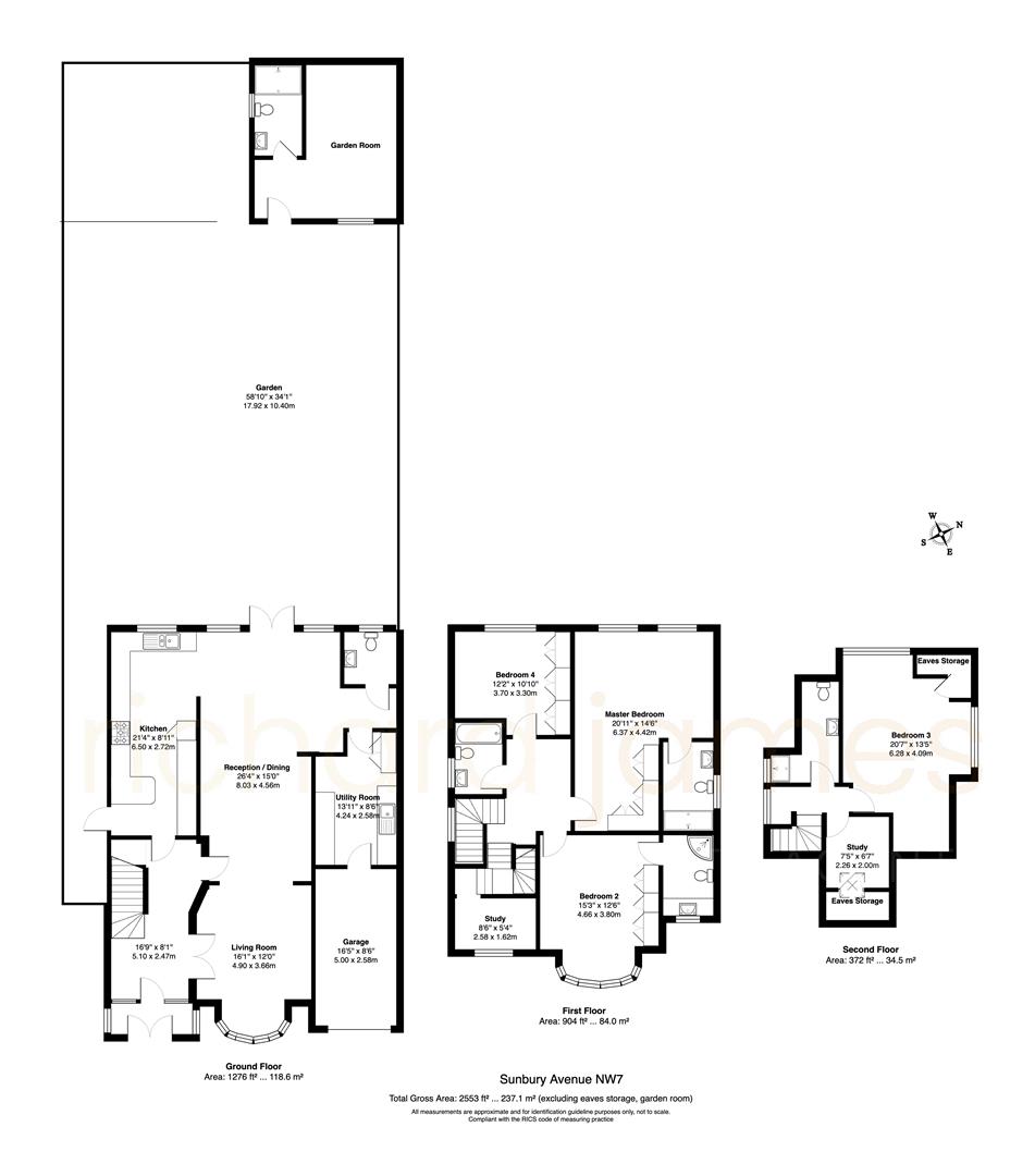 Floorplan for Sunbury Avenue