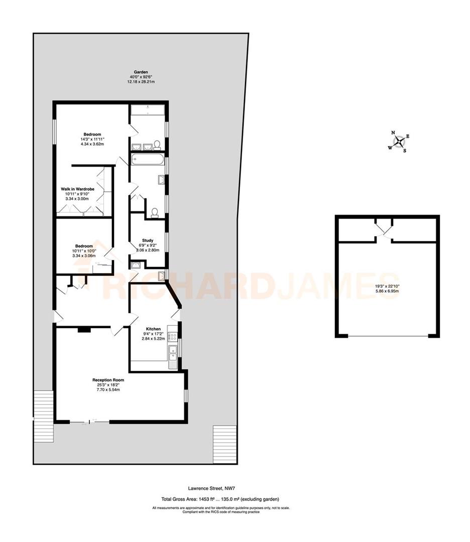 Floorplan for Lawrence Street