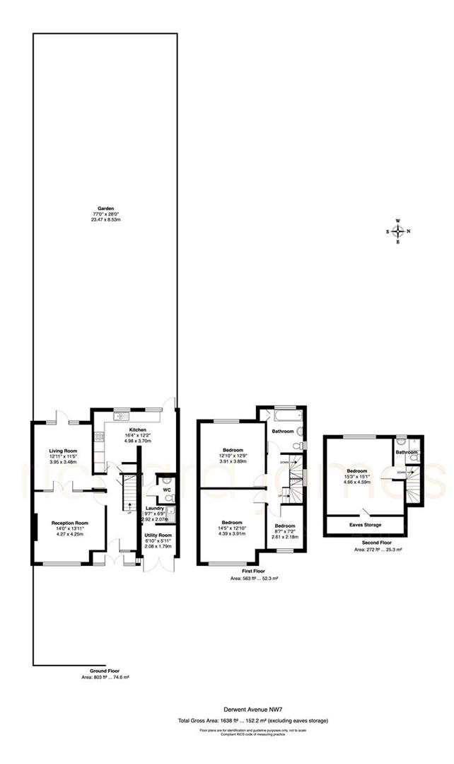 Floorplan for Derwent Avenue