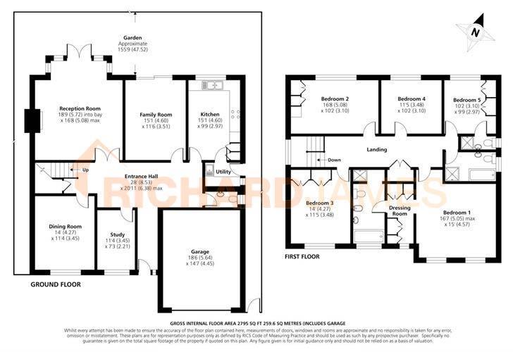 Floorplan for The Lindens,83 Marsh Lane,Mill Hill