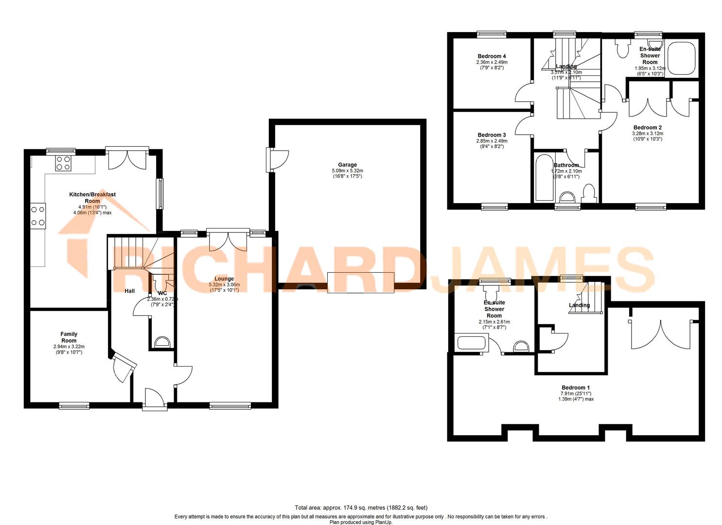 Floorplan for Colebrook Close,,Mill Hill