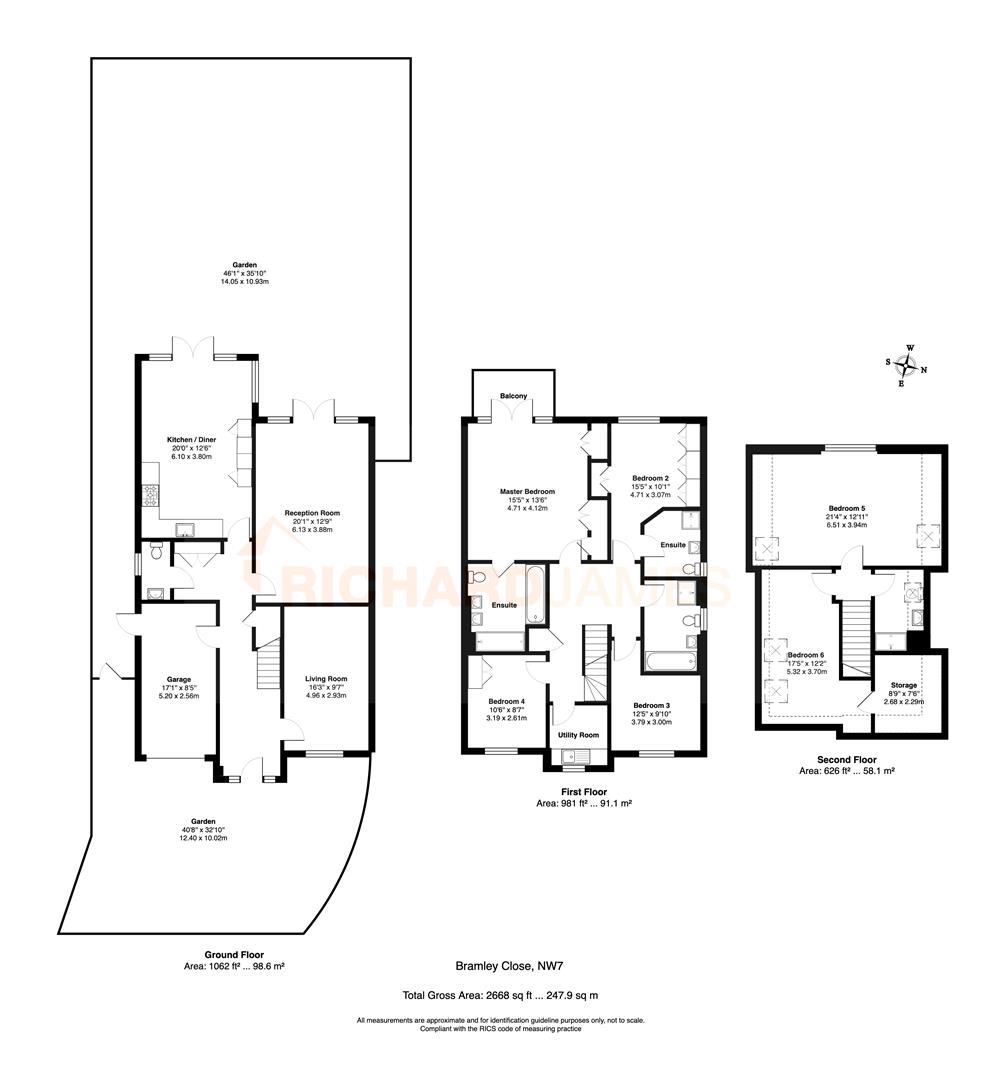 Floorplan for Bramley Close
