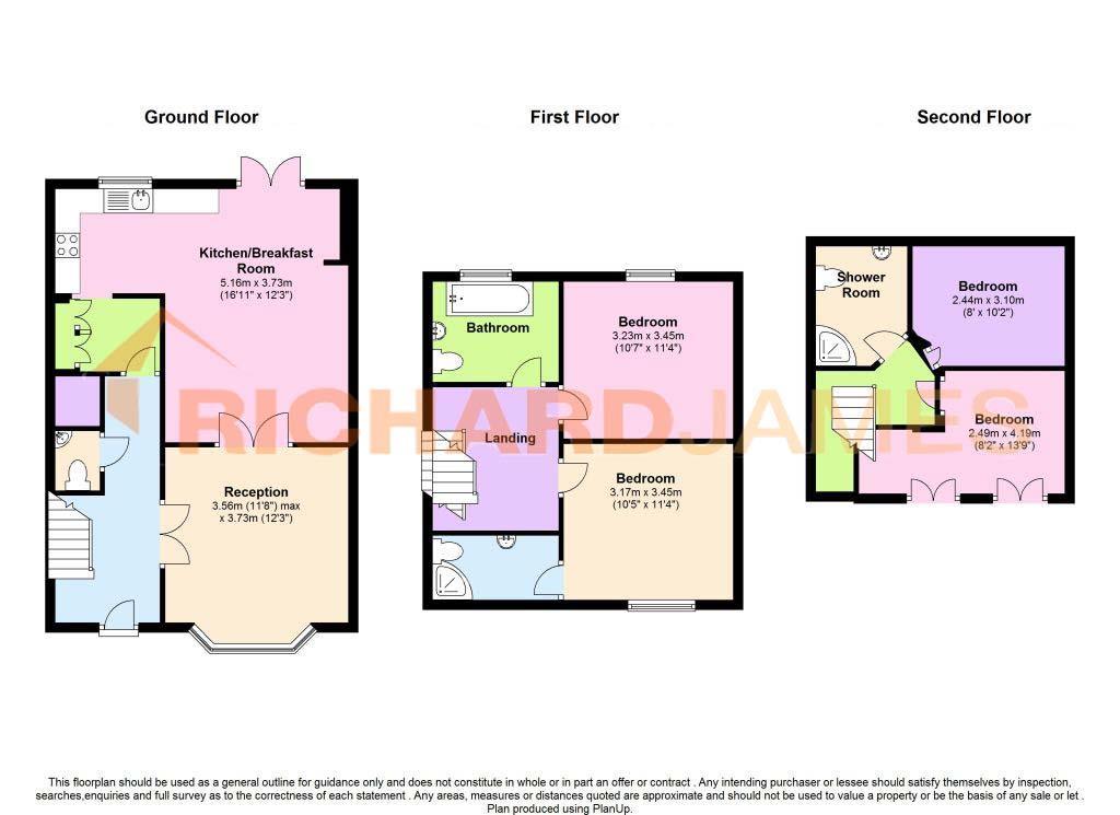 Floorplan for Wise Lane,,Mill Hill