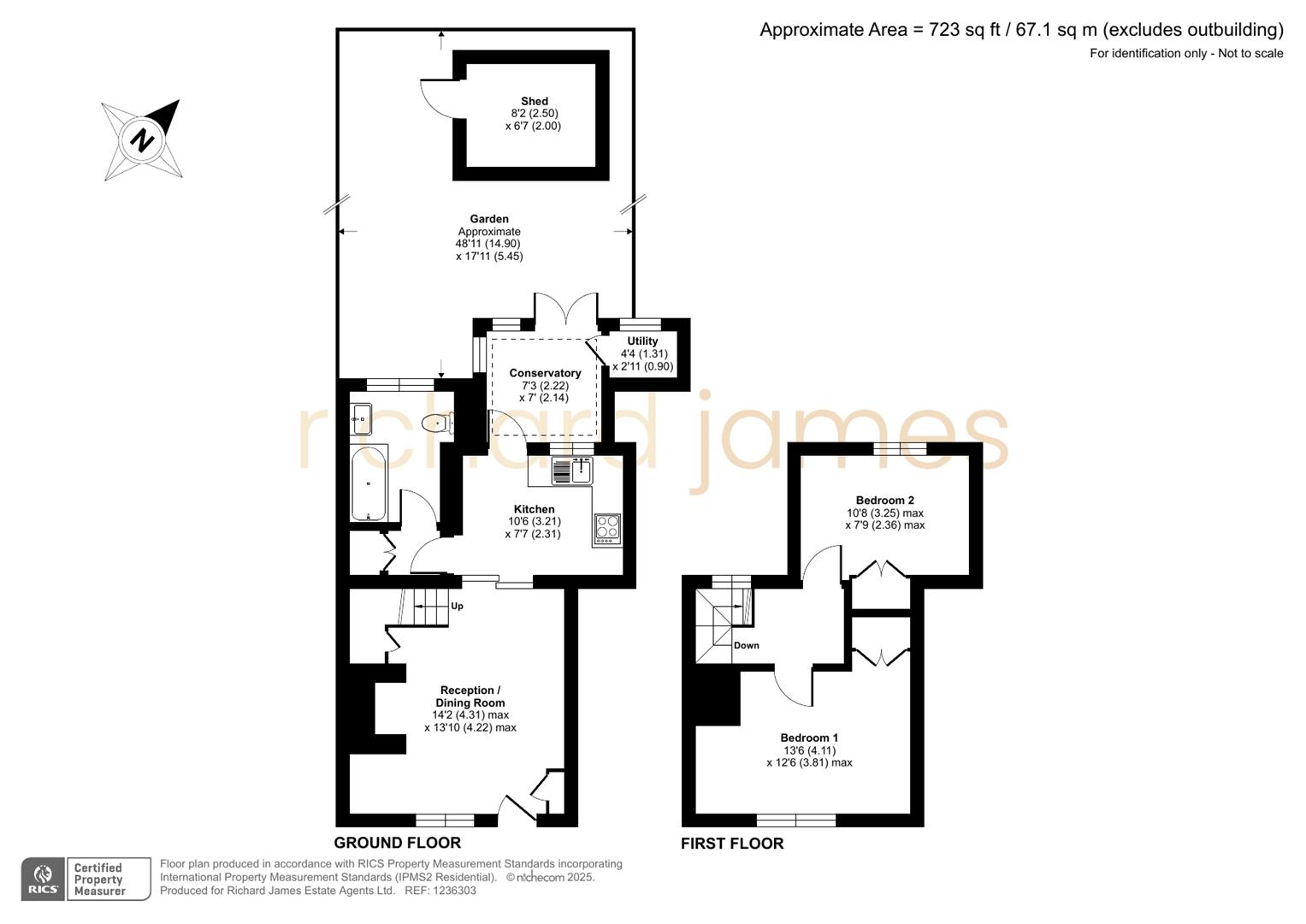Floorplan for Highwood Hill, Mill Hill, NW7
