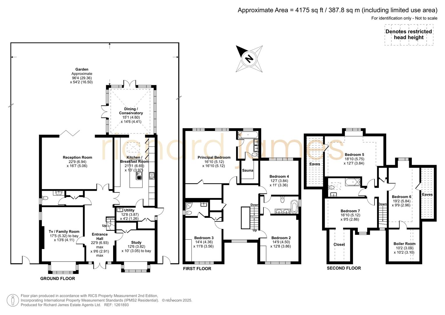 Floorplan for Deacons Hill Road, Elstree, WD6