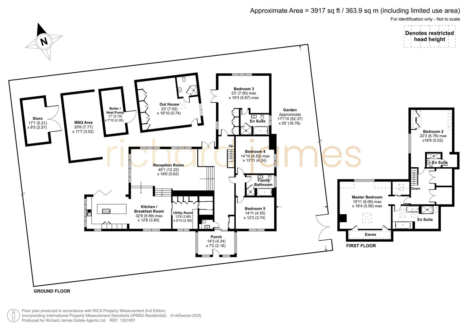 Floorplan for Nan Clarks Lane, Mill Hill, NW7
