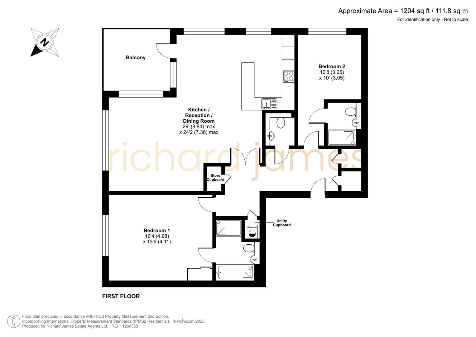 Floorplan for Cornforth Lane, Mill Hill, NW7