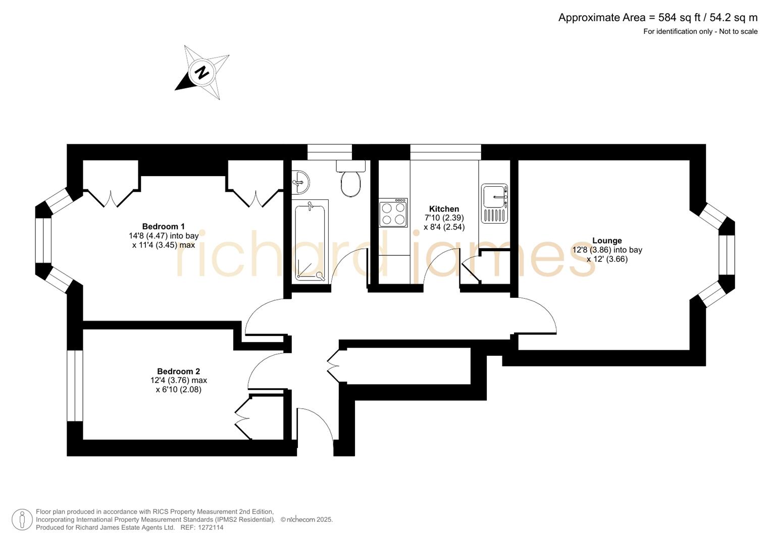 Floorplan for Milton Road, Mill Hill, NW7