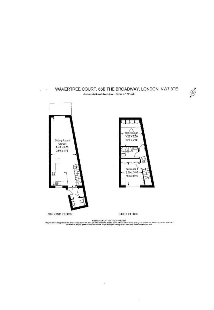 Floorplan for Wavertree Court, The Broadway, Mill Hill, NW7