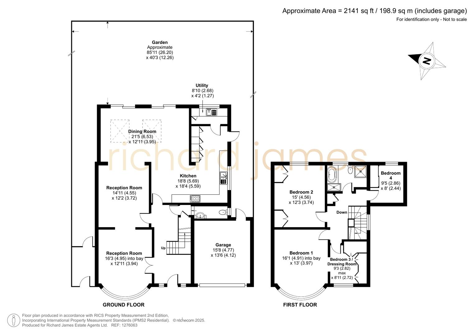 Floorplan for Millway, Mill Hill, NW7