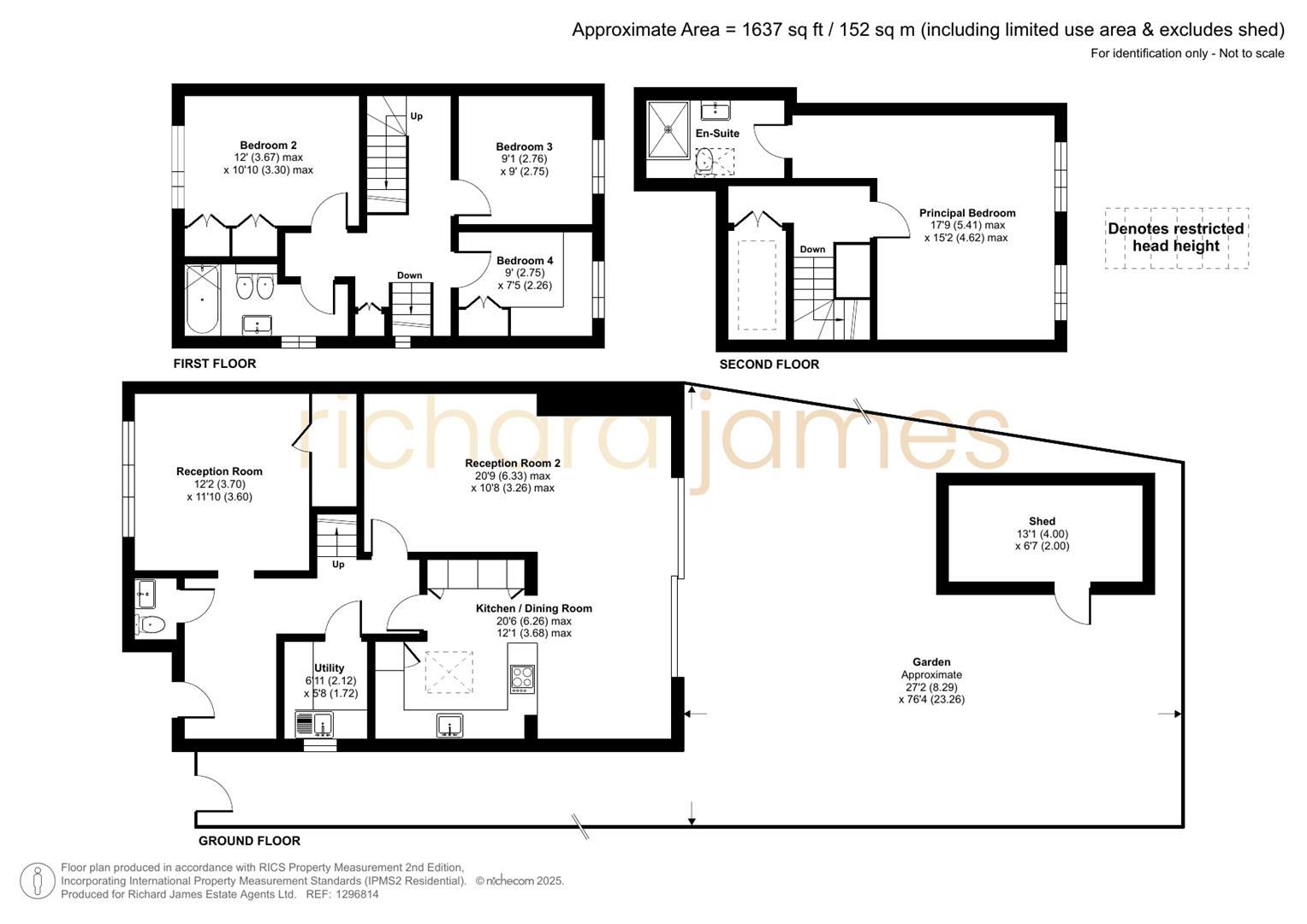 Floorplan for Victoria Road, Mill Hill, NW7
