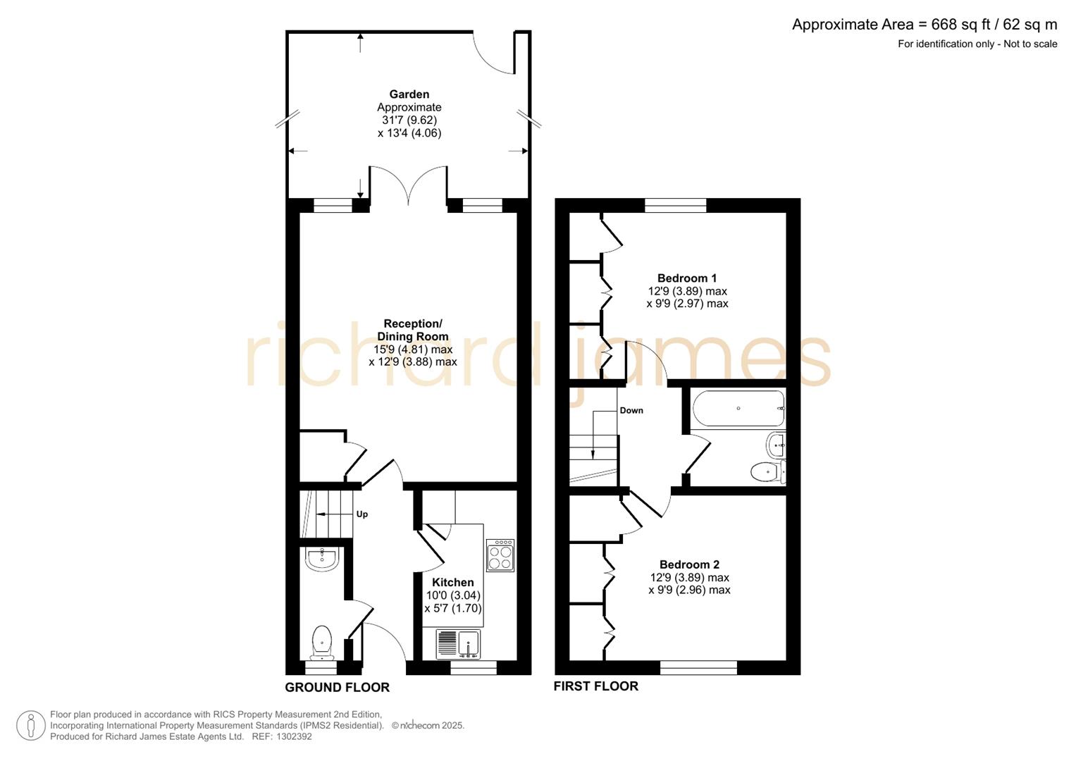 Floorplan for Arlington Green, Mill Hill, NW7