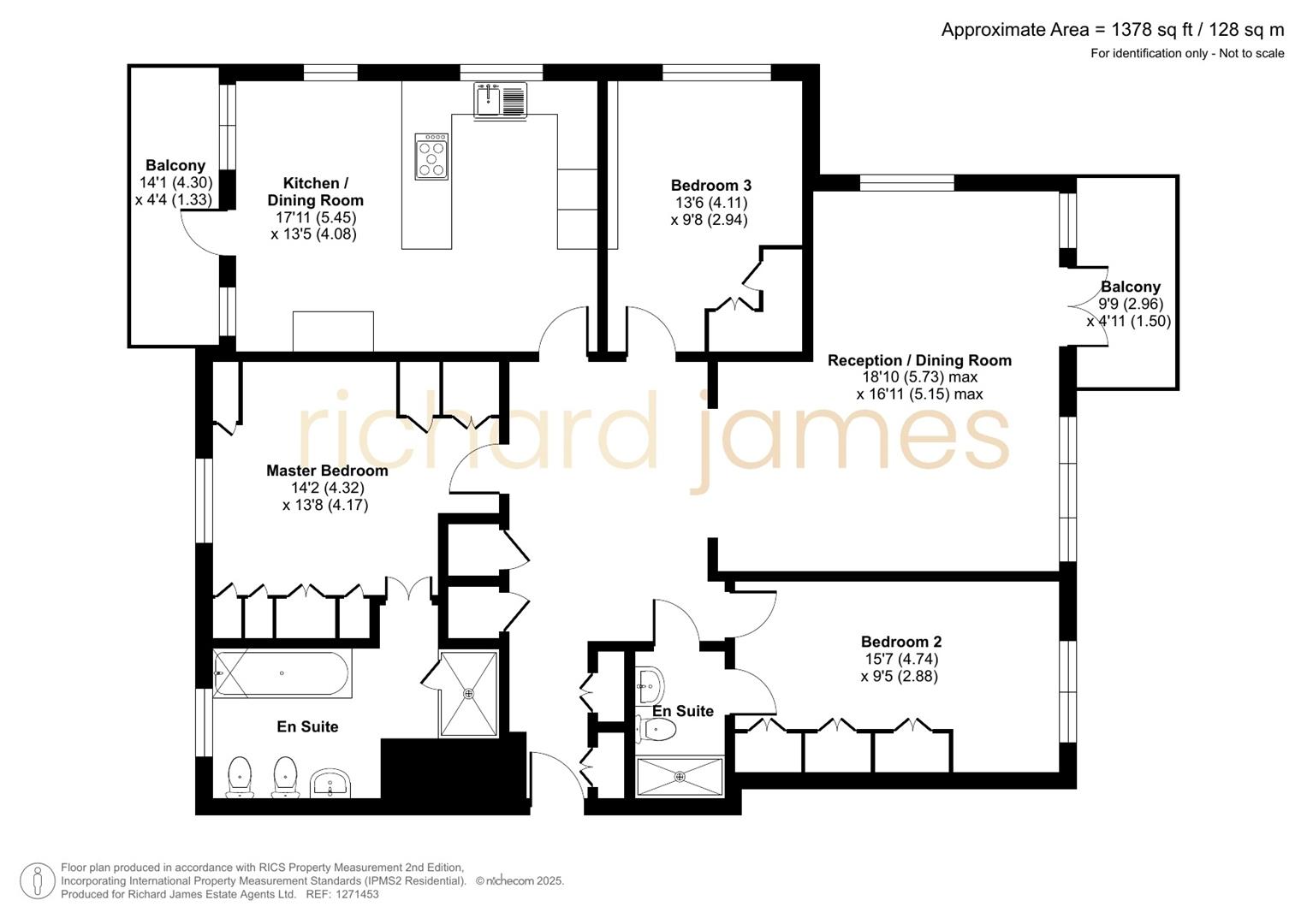 Floorplan for St Vincent's Lane, Mill Hill, NW7
