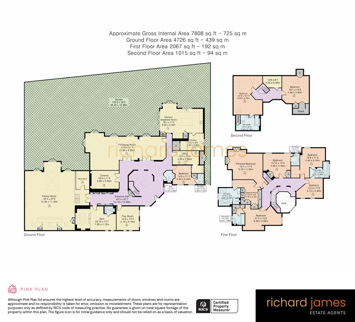 Floorplan for Anthony Close, Mill Hill, London, NW7