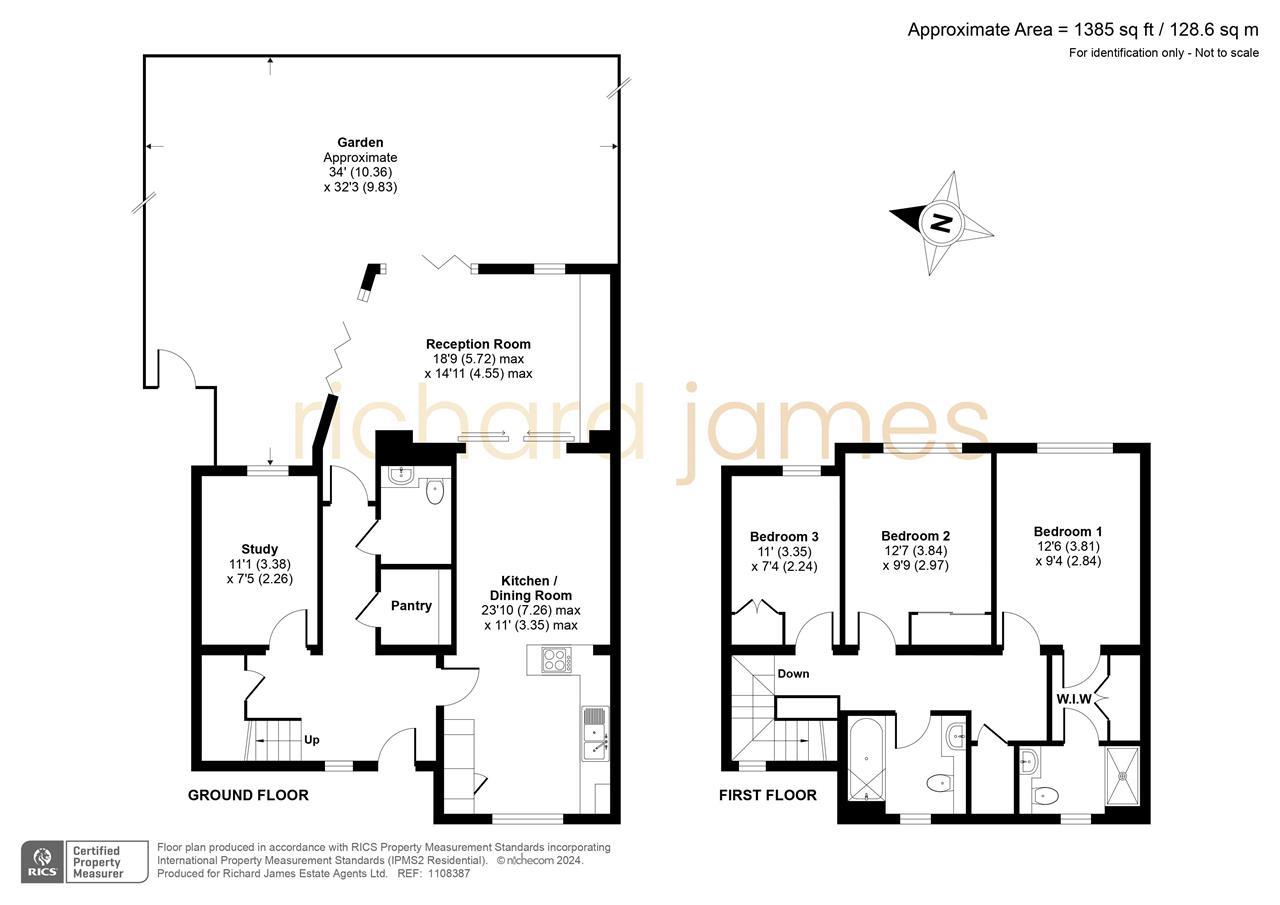 Floorplan for Hursley Grove, Edgware, HA8