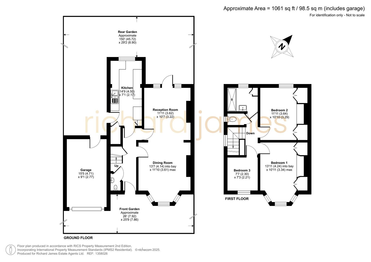 Floorplan for Farm Road, Edgware, HA8