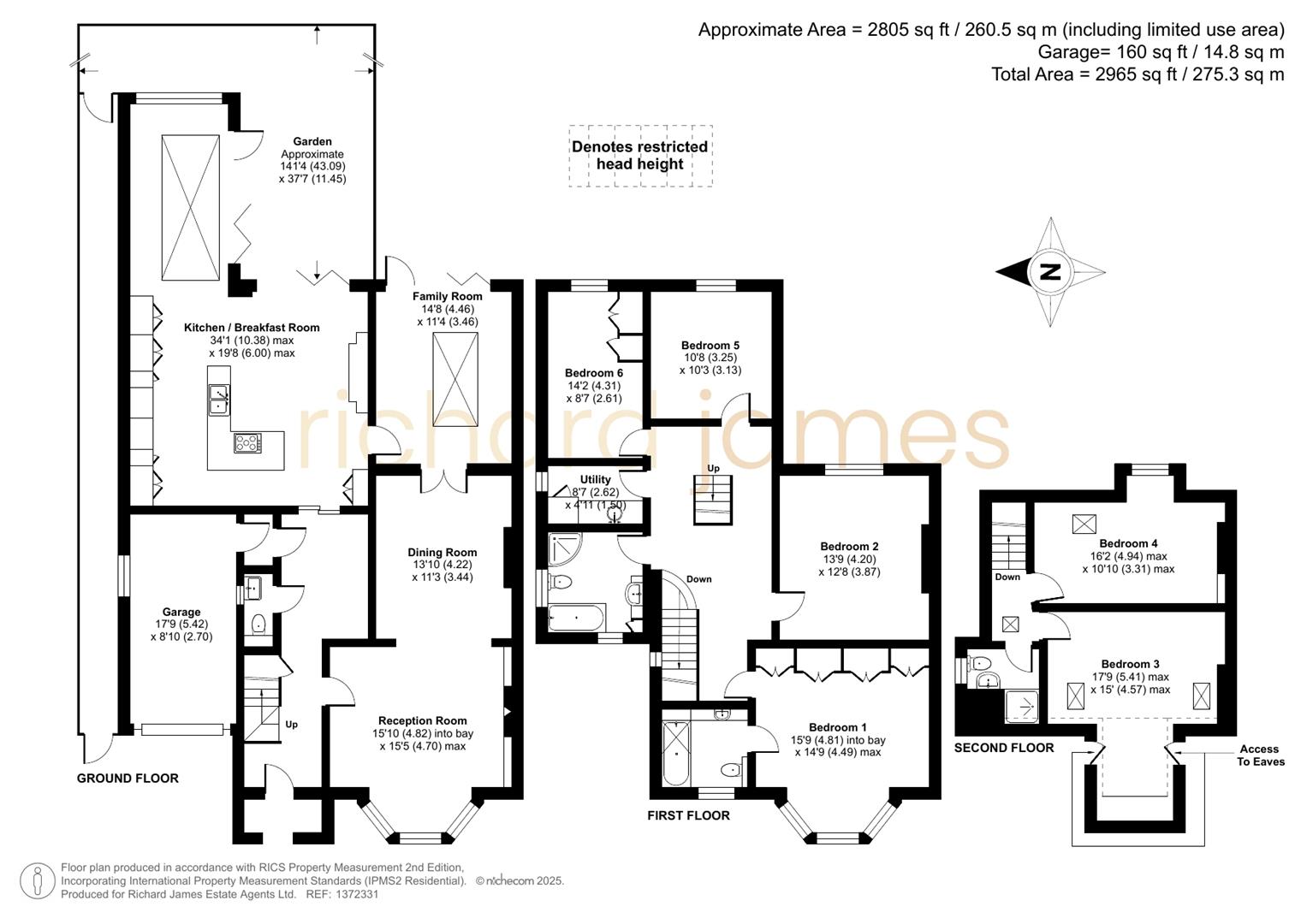 Floorplan for Flower Lane, Mill Hill, London, NW7