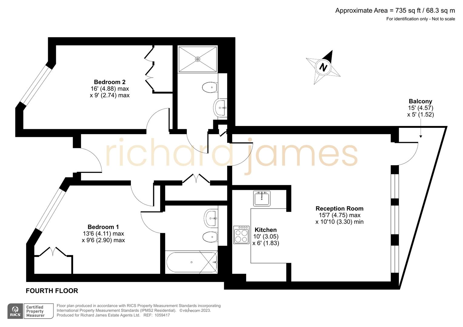 Floorplan for Flower Lane, Mill Hill, NW7