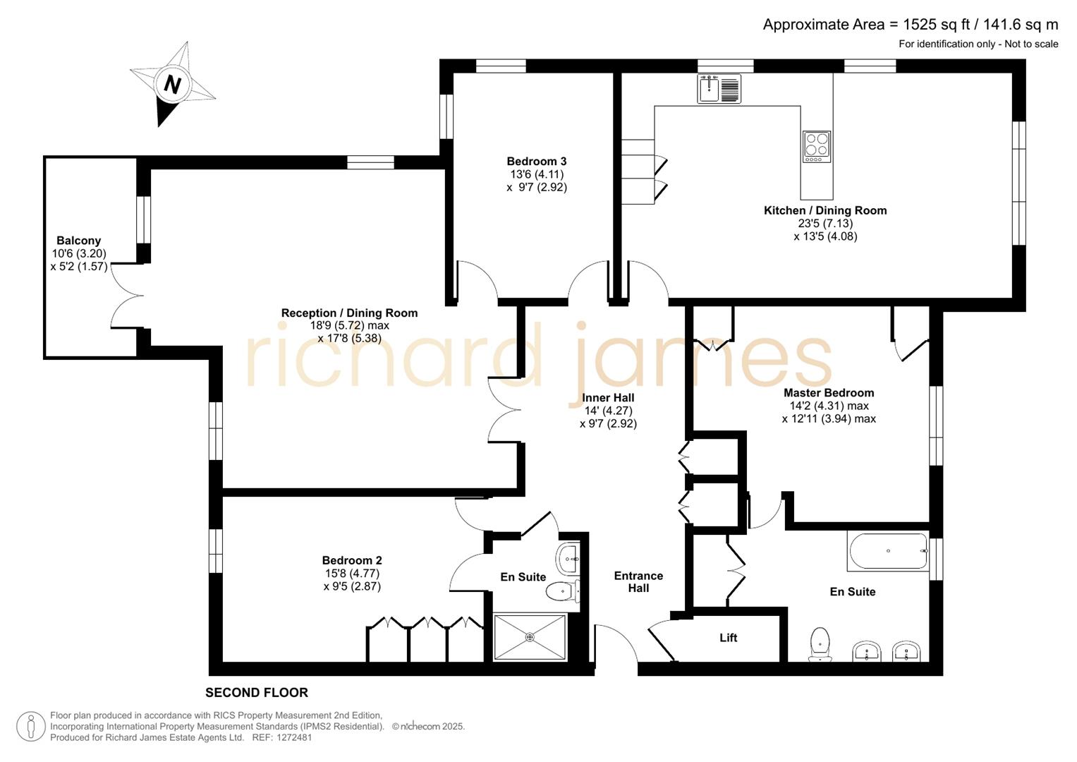 Floorplan for St. Vincents Lane, Mill Hill, NW7