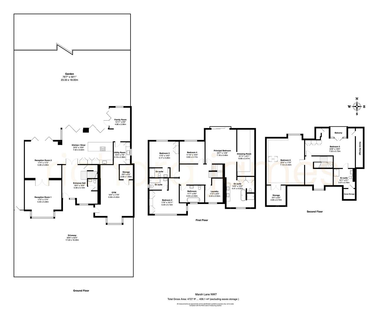 Floorplan for Marsh Lane, Mill Hill, NW7