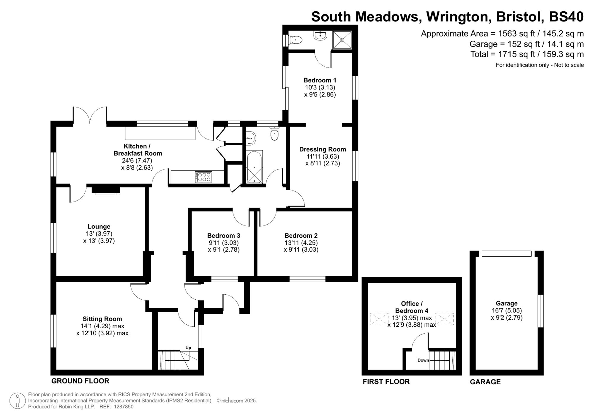 Floorplan for South Meadows, Wrington, BS40