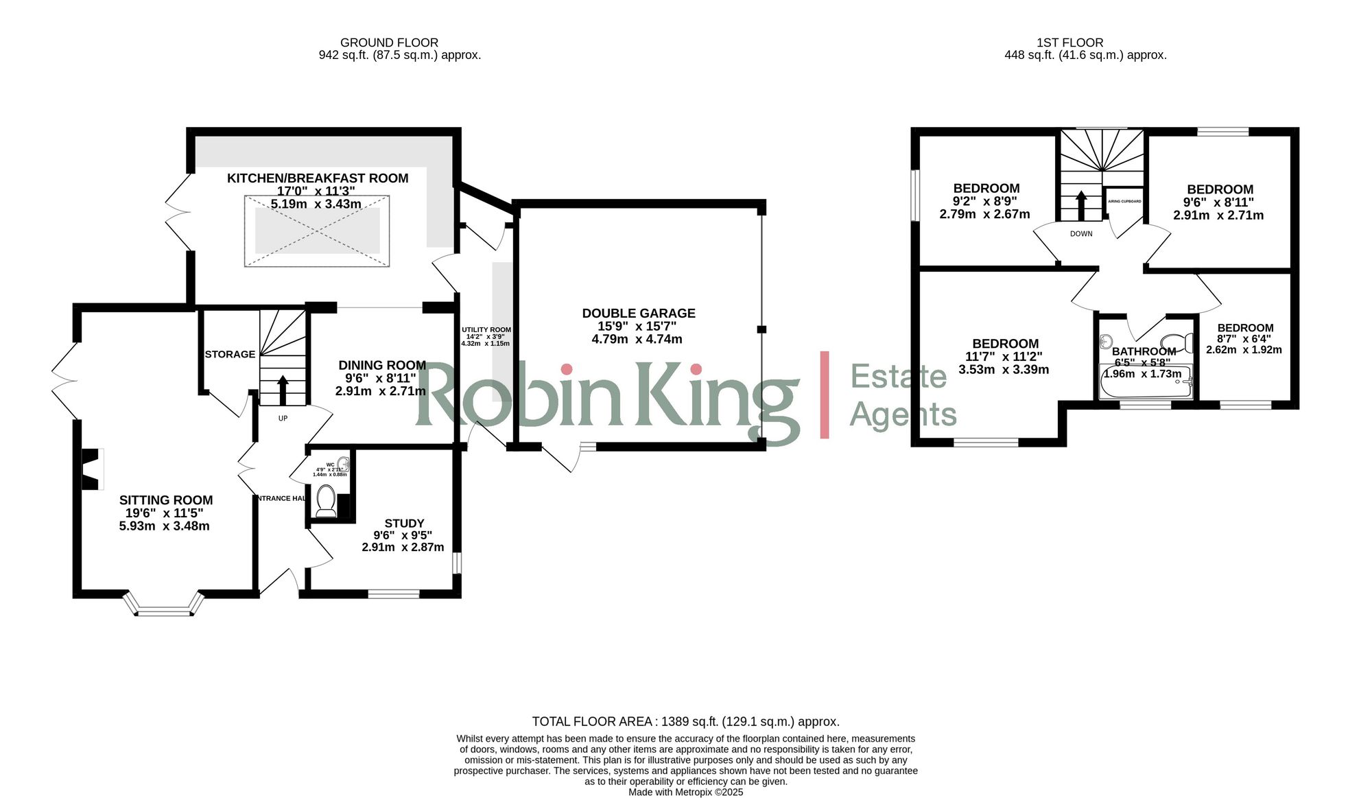 Floorplan for The Lyes, Congresbury, BS49