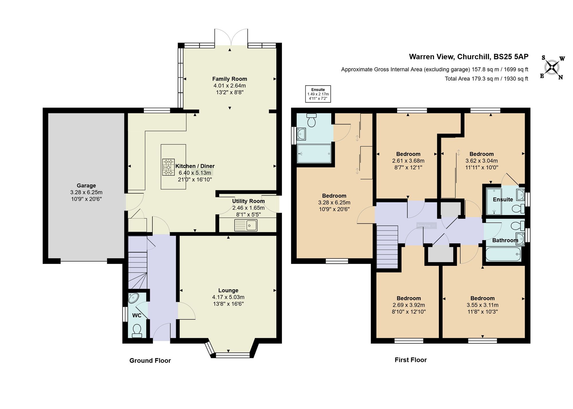 Floorplan for Warren View, Churchill, BS25