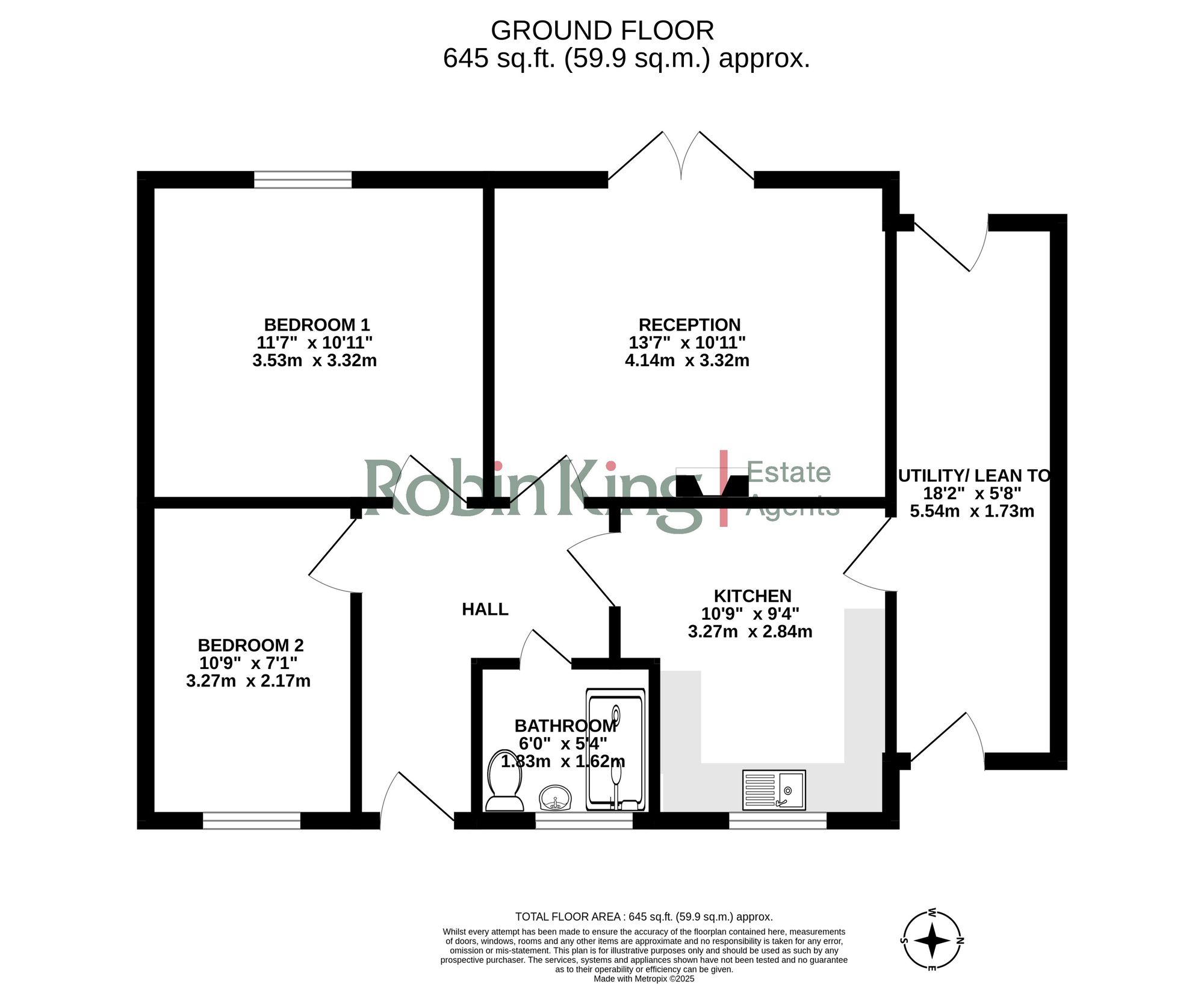 Floorplan for South Meadows, Wrington, BS40