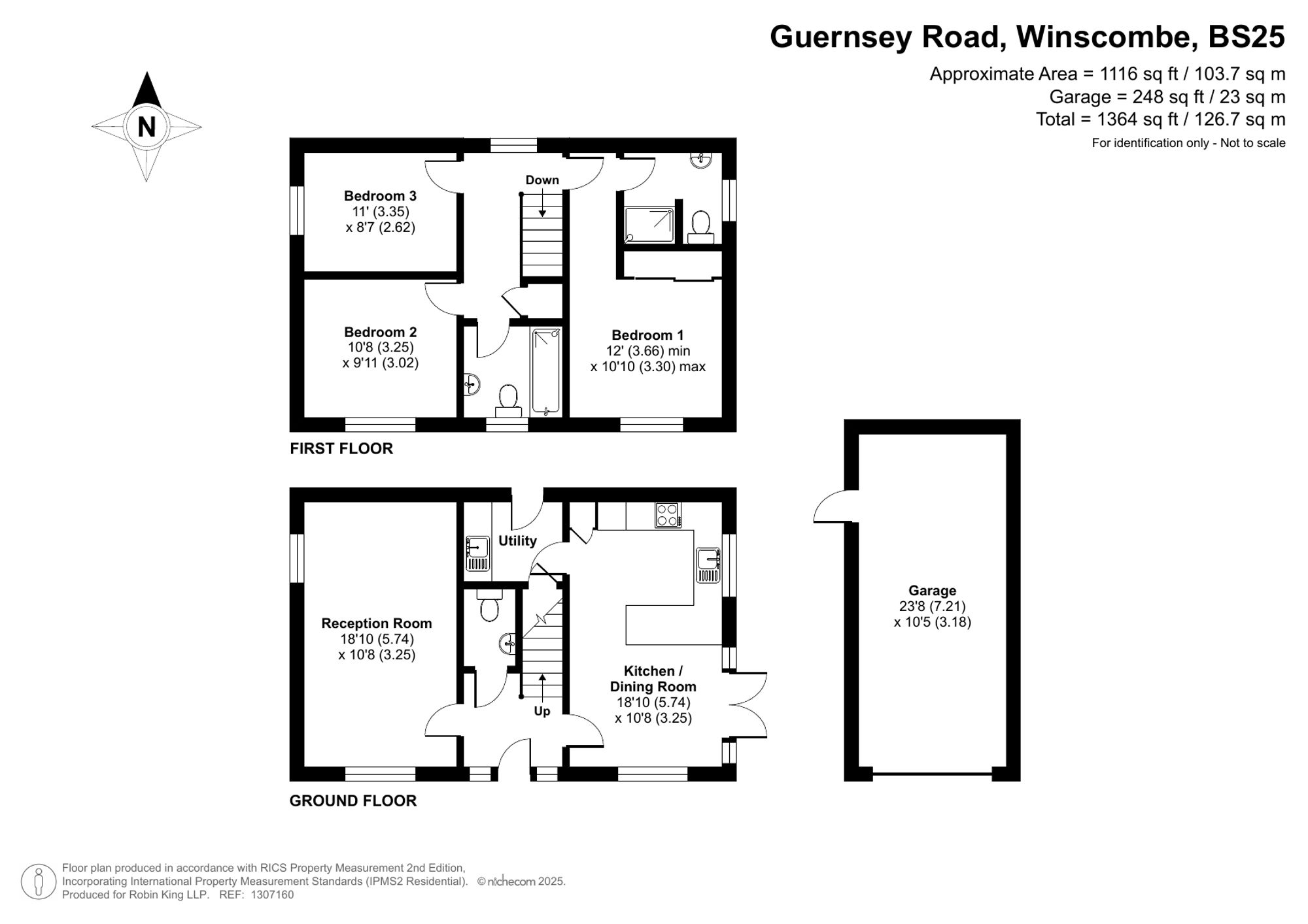 Floorplan for Guernsey Road, Winscombe, BS25