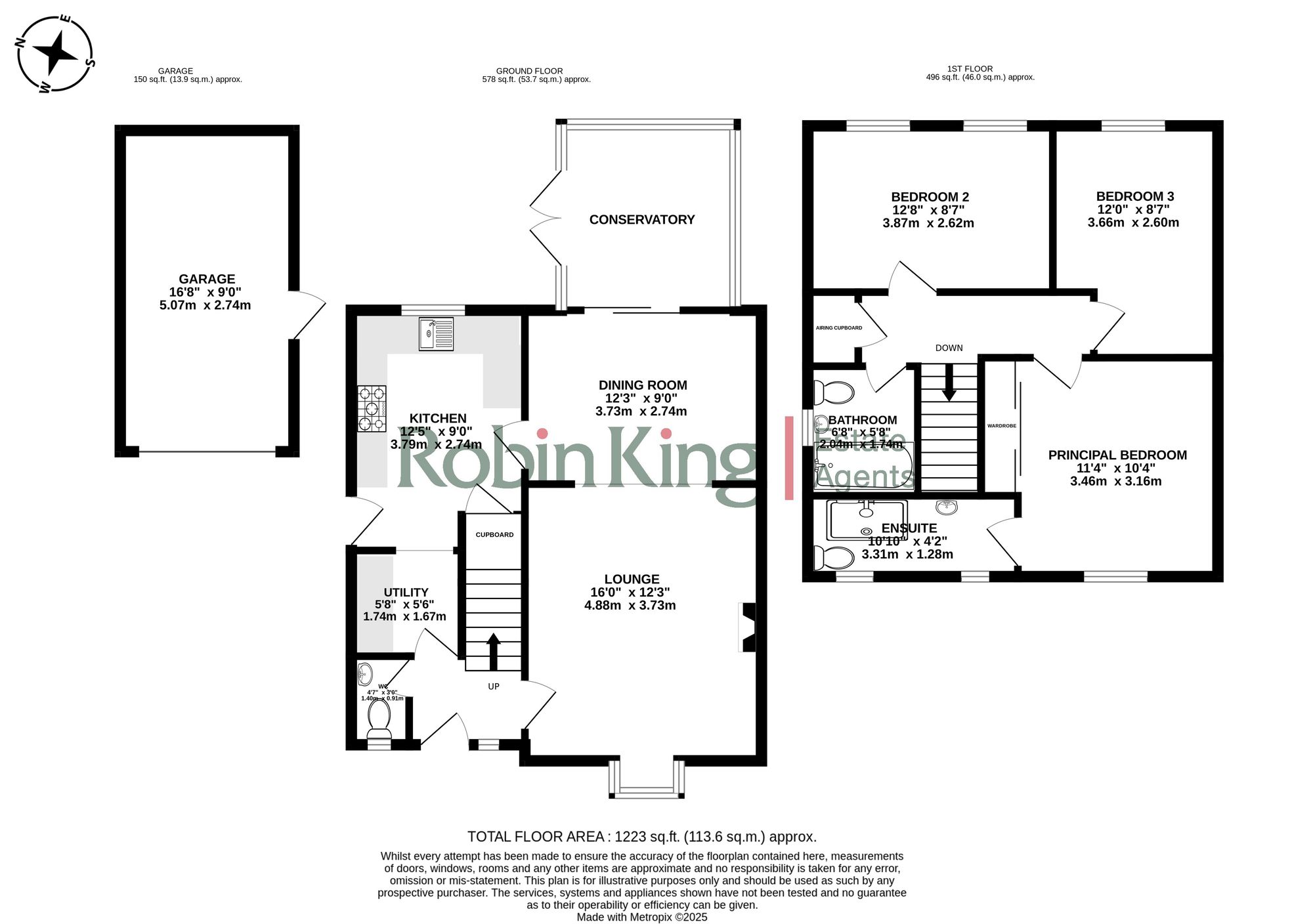 Floorplan for Birch Drive, Langford, BS40