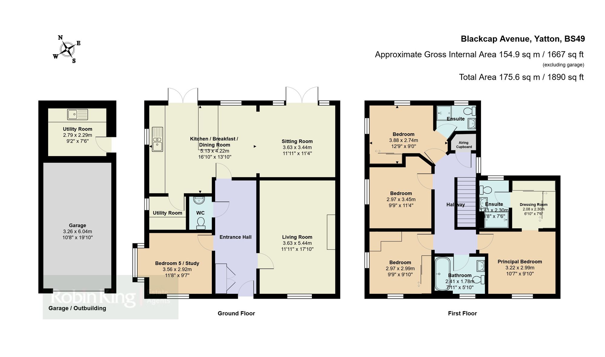 Floorplan for Blackcap Avenue, Yatton, BS49