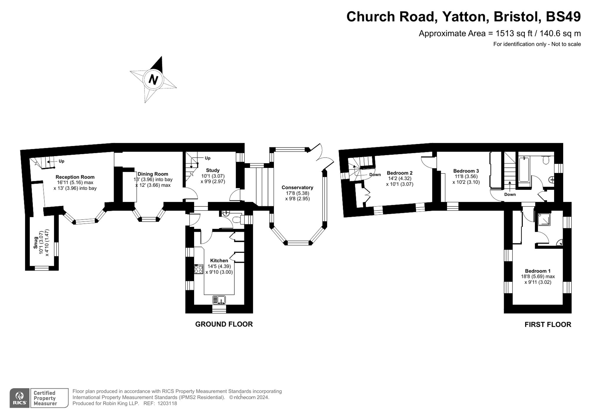 Floorplan for Church Road, Yatton, BS49