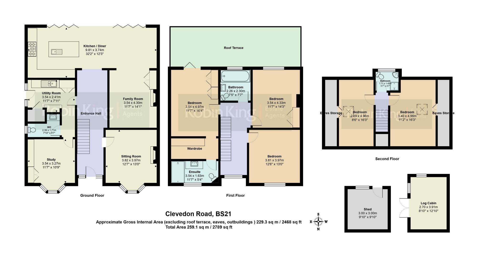 Floorplan for Clevedon Road, Tickenham, BS21