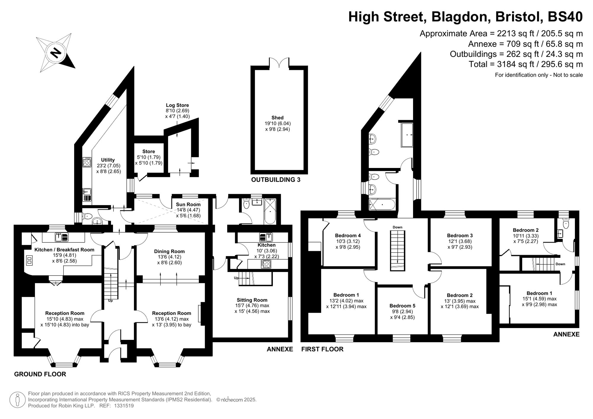 Floorplan for High Street, Blagdon, BS40