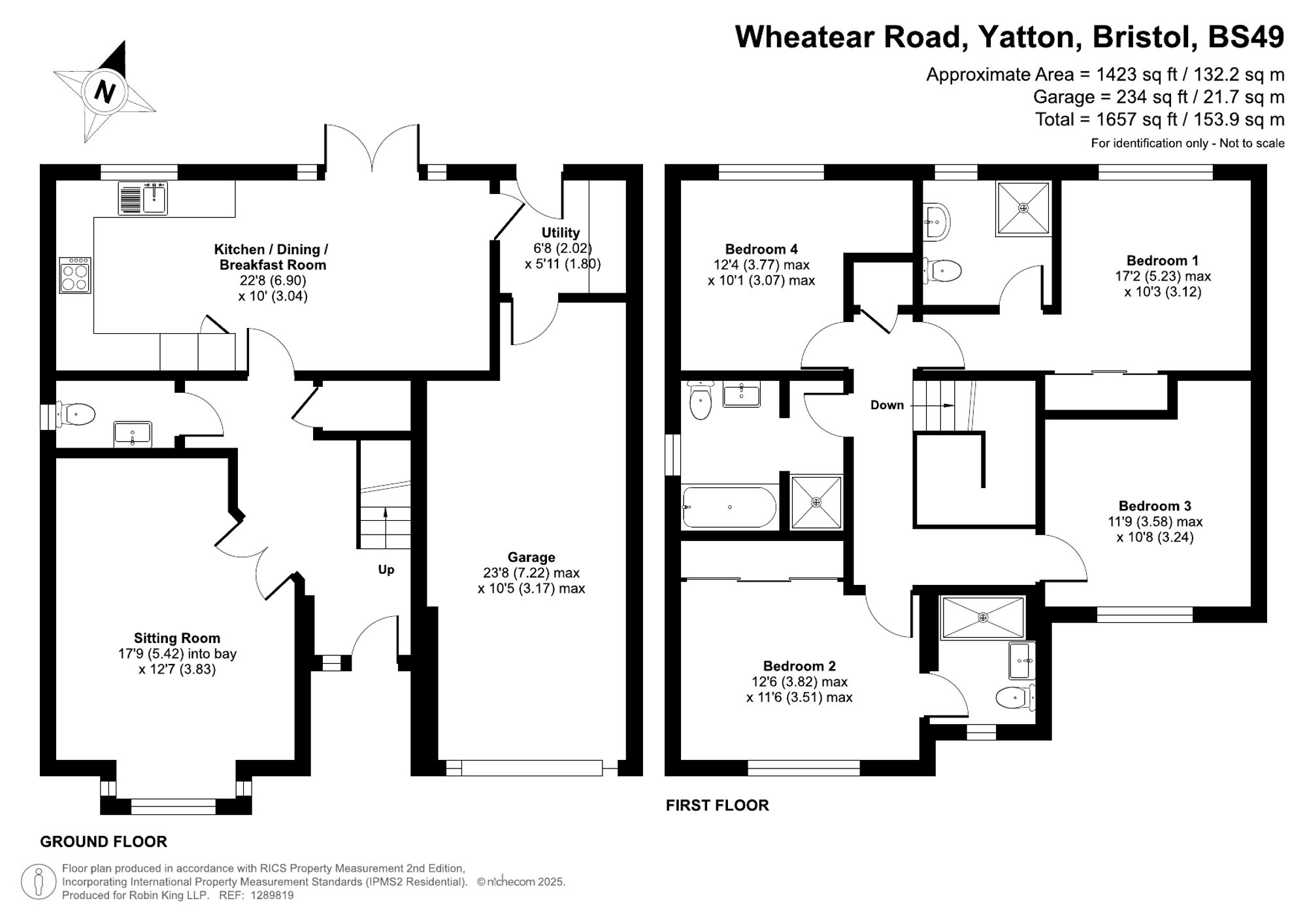 Floorplan for Wheatear Road, Yatton, BS49