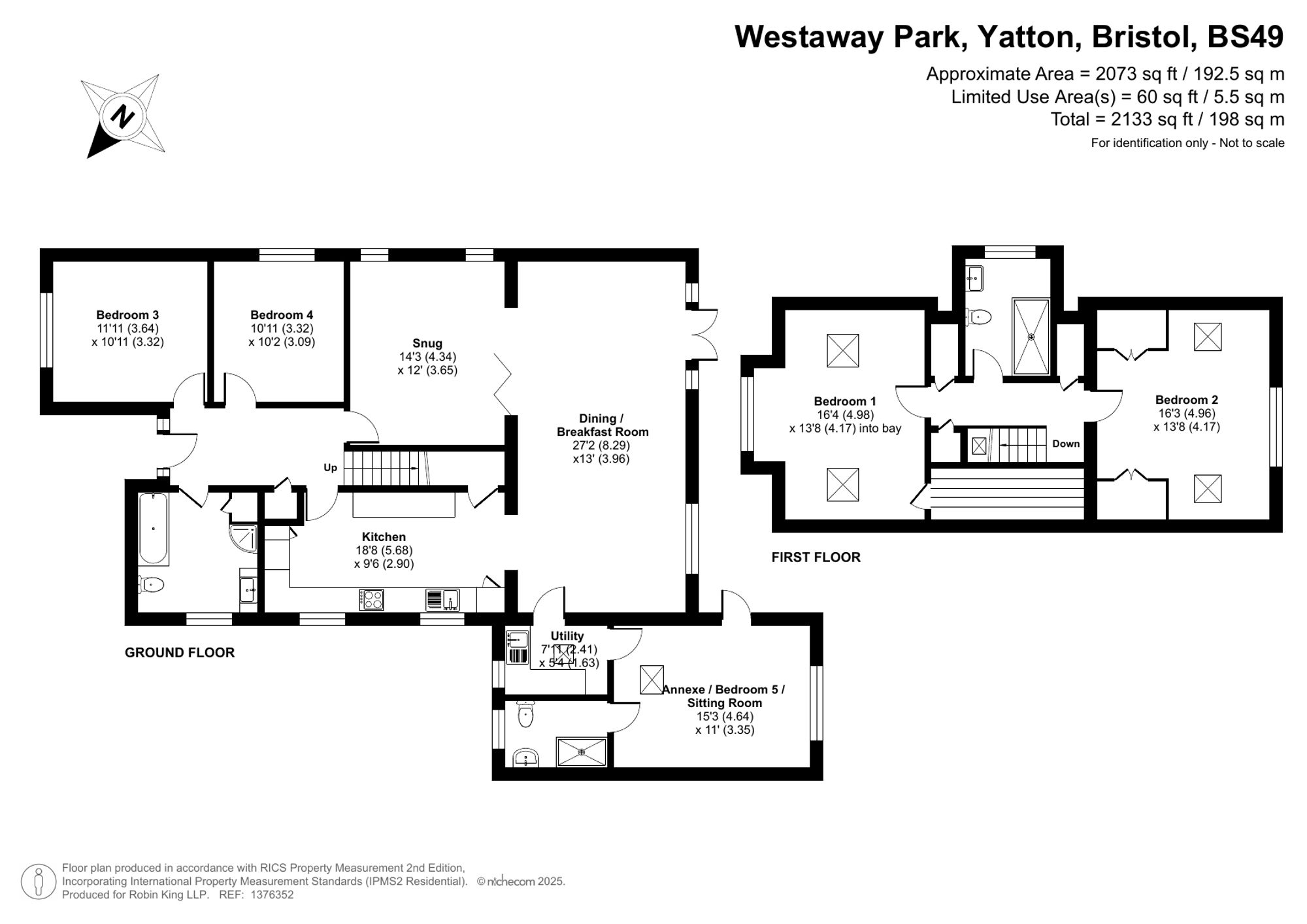 Floorplan for Westaway Park, Yatton, BS49