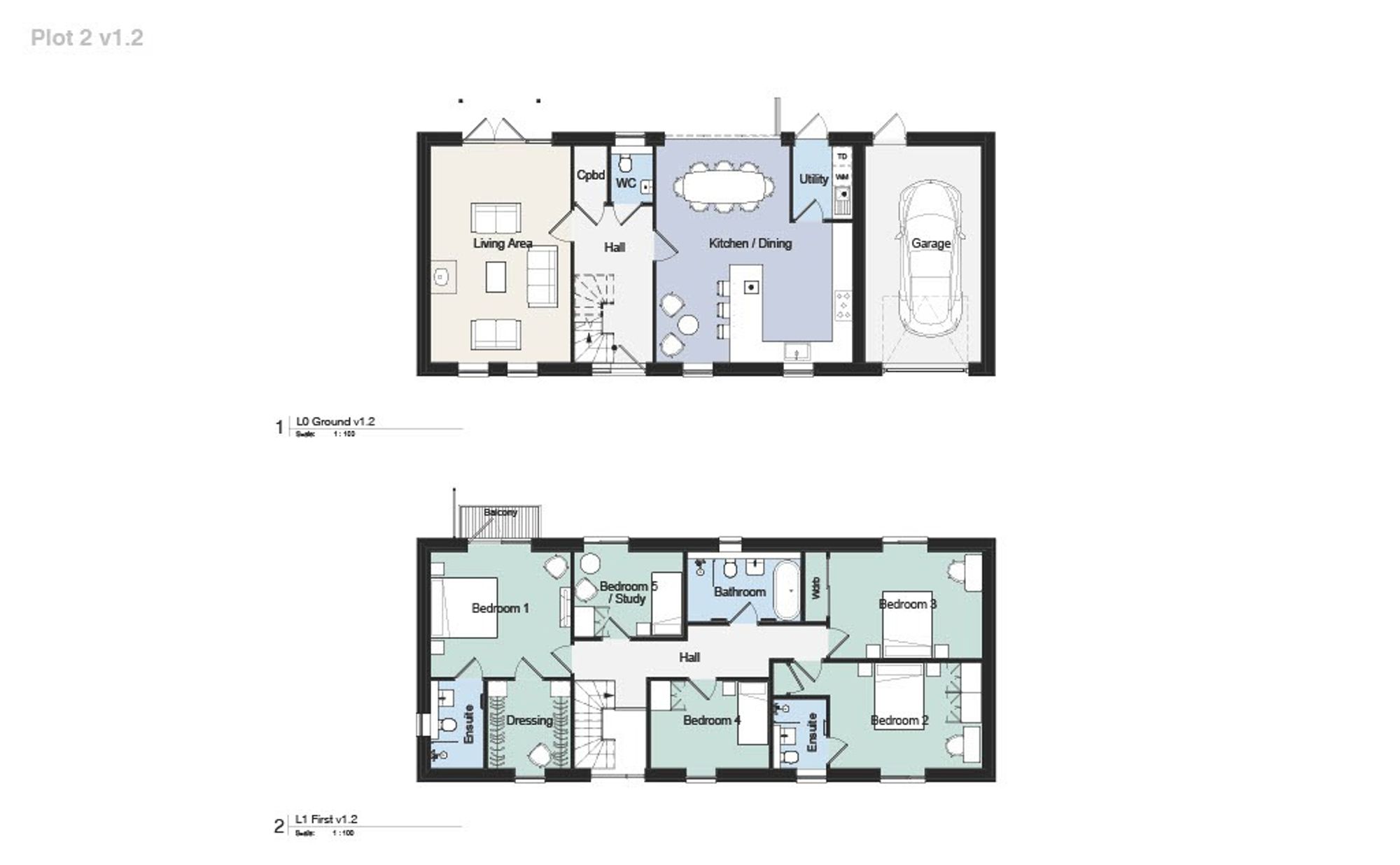 Floorplan for The Stables, Paddock Rise, BS40 - Custom self-build