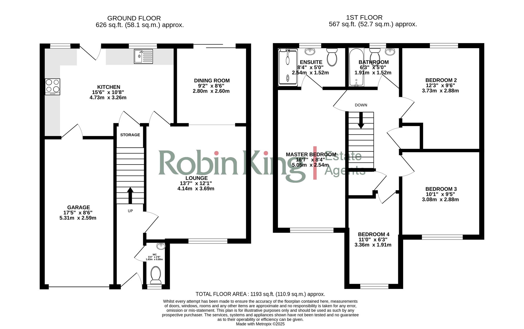 Floorplan for Gregory Mead, Yatton, BS49